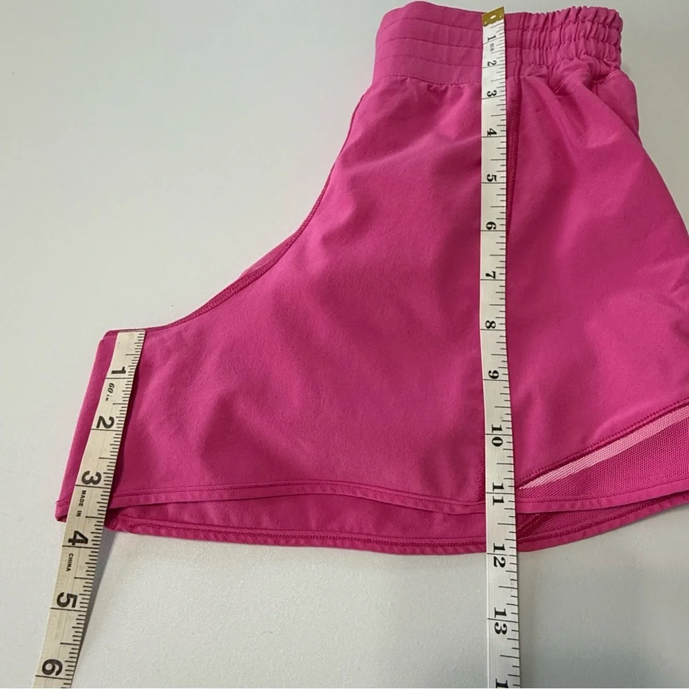 Lululemon Hotty Hot Athletic Shorts Women 4 Lined Running Outdoor Sonic Pink - Picture 8 of 8